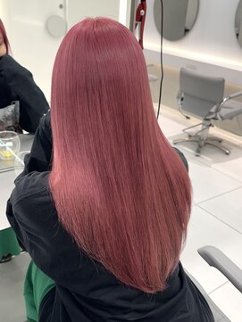 アールプラスヘアサロン(ar+ hair salon) ピンクカラー