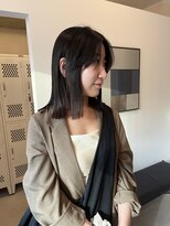 アンフェインド02(UNFEIGNED 02)&nbsp;黒髪カタログ/クラゲヘアー/オリーブグレー小顔//伏見/栄