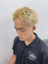 ササ 京都河原町店(33 SASA)&nbsp;海外風ブロンドスパイキーショート