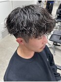 初めてのパーマでも◎ラフで無造作な質感が人気のシャドウパーマ