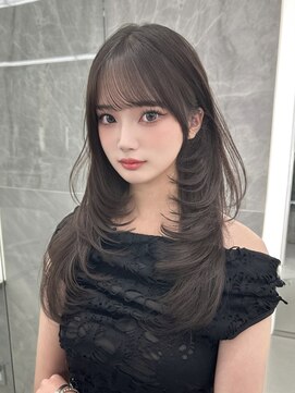 マウル 栄(MAEUL) レイヤーカット 韓国前髪 くびれヘア ワンカール 縮毛矯正