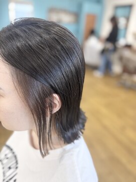 ジャガラ 津田沼店(JAGARA) 切りっぱなしボブ×大人インナーカラー