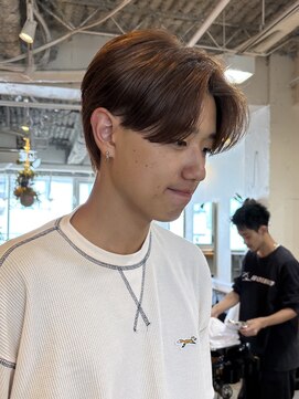 グリーン 渋谷(green) 【NANAHA】センターパート×ブラウン