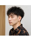 ツーブロックスパイキーショート　20代 30代 40代 50代 60代