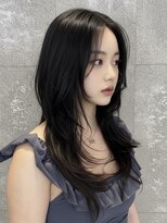 ピークアブー 原宿ハラカド(PEEK-A-BOO)&nbsp;姫カットレイヤーロングミディアムハッシュカット 20代30代