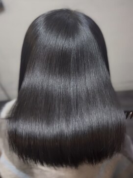 カミケン 方木田店(kamiken.) 美髪縮毛矯正×ミディアム【カミケン方木田/福島】