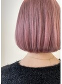 Compact bob~ pale pink~