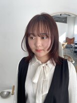 ディッシィ 立川(D'ICI) "CHIHIRO"レイヤーボブ×ピンクブラウン