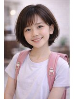 ヘアートランク(hair TRUNK)&nbsp;小学生女の子・ナチュラルショートボブ