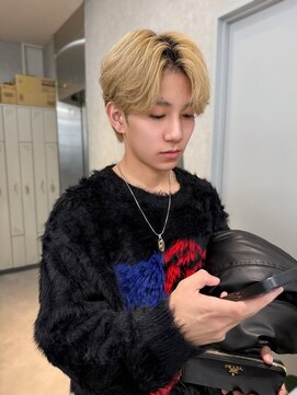 ジーナ 天神(Zina) センターパート/フェザーパーマ