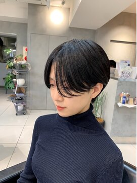 ヴェイン 渋谷(vain) スモーキーカラー　ハッシュボブ