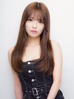 セプト 天神大名(SEPT.) ミルクティーベージュ 韓国風 レイヤーカット ロングヘア