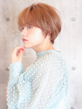 インセプション 銀座(INCEPTION) 切りっぱなしショート・ボブ/絶壁解消/前髪なし/40代/30代/丸顔