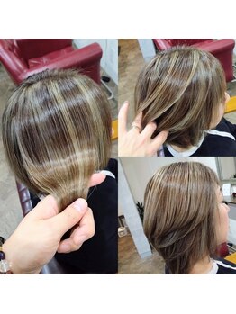 ヘアーアンドアイラッシュ チェイン(HAIR&EYELASH CHAIN)の写真/【口コミ評価４．９】白髪があるからこそできるデザインも♪髪質改善×白髪染めはＣＨＡＩＮにお任せ！