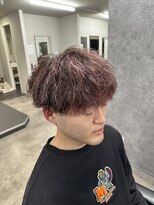 ネイバー 立川(Neighbor) ピンクメッシュパーマ