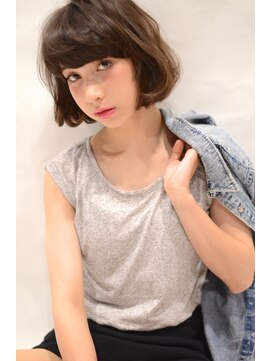 エル(EL by green) EL☆AW★BeigeグランジショートBob♪0112327997