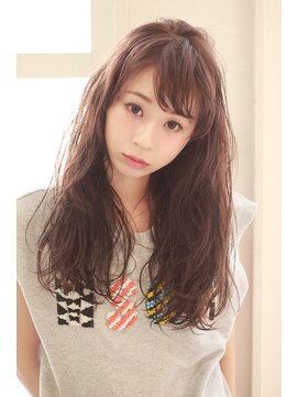 バグズ ヘアデザイン 桔梗が丘店(Baguz HAIR DESIGN) ゆるふわワンカールセミディ