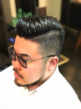 オムヘアーバイグルーマーズ(HOMME HAIR by GROOMER/S) #barberstyle#regent#コテパーマ#pompstyle#hommehair2nd櫻井
