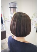 凛とした大人のワンレンボブ☆