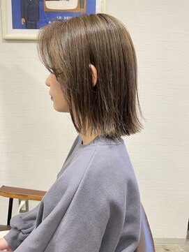 サク(Sac.) 大人気ベージュカラー×外ハネボブ Sac.栃木優佑