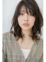 モッズヘア 越谷(mod's hair)&nbsp;黒髪抜け感くせ毛風ゆるふわエアリーミディY越谷20代30代40代