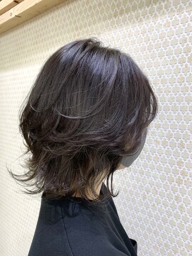 アーチフォーヘアー(a rch for hair) 【ウルフレイヤー】×【外ハネ】