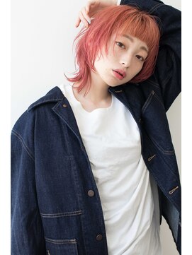 キトネ(ki.tone) 【ki.tone】マッシュウルフ×コーラルピンク#イルミナカラー