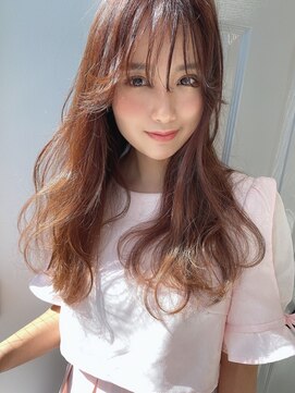 アラナ 薬院(alana) ヌーディーベージュ×大人ロング
