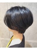 ショートスタイル☆ネイビーブルー