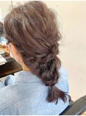 〇ゆるっとルーズな 編みおろし アレンジ