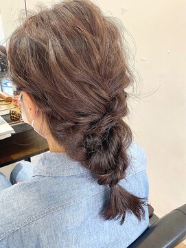 シエルバイアフロート(ciel by afloat) 〇ゆるっとルーズな 編みおろし アレンジ