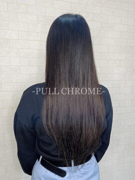 プルクローム(PULL CHROME) 【PULL EXTE】ブラウン/茶色/茶髪/ブラウンロング