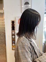 エクリ 麻布十番(equri)&nbsp;ブリーチなしカラー/切りっぱなしボブ