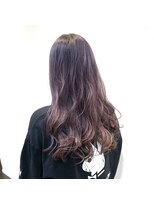 イーチ ディー ヘアーアンドトータルビューティー(each dee hair&total beauty) ロングレイヤー×バイオレット