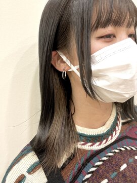 アルジャーノン 来住店(ALGERNON) グレージュインナーカラー