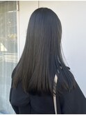 ＊黒髪ストレートロングレイヤーミディアム髪質改善ストレート