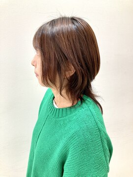 ヘアーライズ 池袋東口店(hair RISE) 髪質改善ライトミディアムウルフローズパールピンク