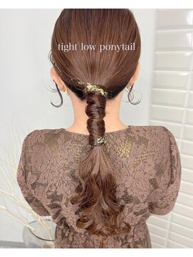 ベルフェミンクレイル(Belle femin CLAIRE) tight low pony ★masami style