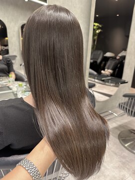 シティ(CITY) グレージュ×髪質改善トリートメント×レイヤーカット【CHICA】