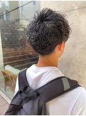 ソフト刈り上げふんわりパーマ