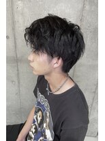 横顔が素敵に決まるツーブロックマッシュレイヤー【表参道】