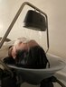 【日々の疲れを癒す】カット+頭浸浴付きアヴェダボタニカルヘッドスパ