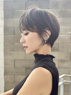 アイドットプラス 表参道(i.+omotesando) 前髪あり小顔つや髪顔まわり簡単スタイリングショートボブヘア