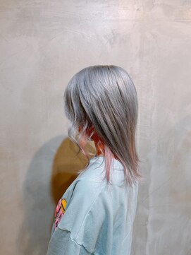 リエコー(RE'ECHO) シルバーカラー/インナーピンク