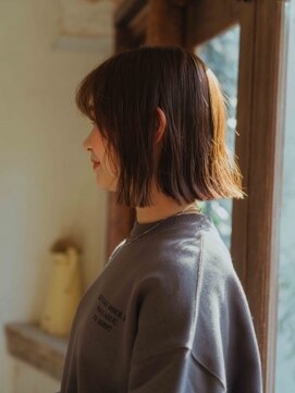 アラワラブルー(arrawarra blue) 外ハネミディボブ/20代/30代/40代/50代/南町/倉敷