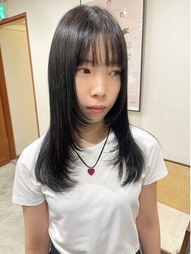 プフ 伏見(puf) [puf 伏見/丸の内/栄/名古屋]レイヤーカットセミロング★鳥山