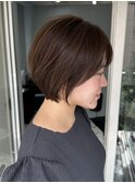 小顔◎大人ショートボブ丸みショートカットマッシュショート