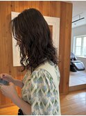 くるくる細かめミディアムパーマ