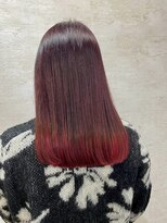 アンジェリカ(Angelica Total Beauty Lifestyle Design)&nbsp;赤系グラデーションカラーロングカット