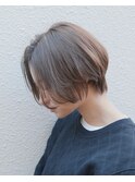 小顔に合わせカット　ショートボブ